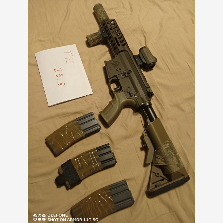 Lonex M4 ebb recoil. Vaihto konepistoolin .