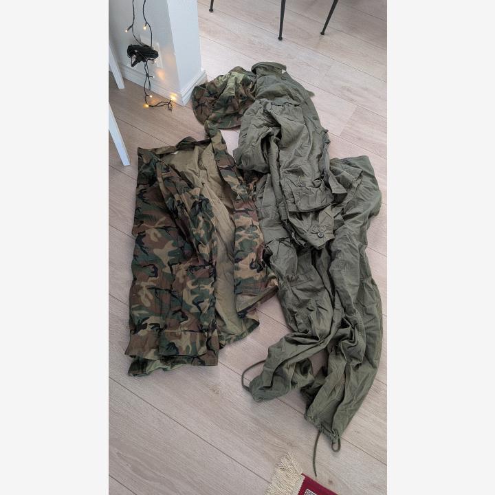 Ison pojan Vietnam jenkki setti + muuta