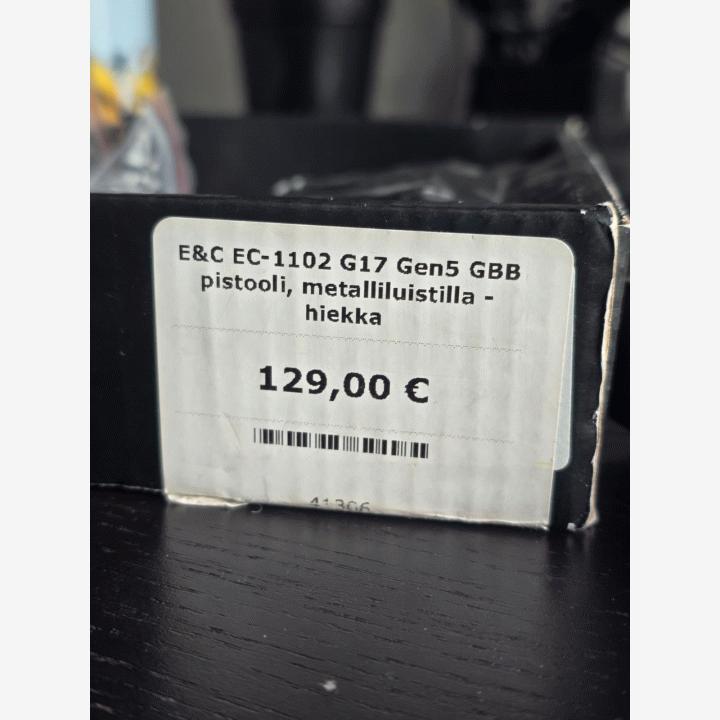 E&C Glock 17 Gen. 5 kahdella lippaalla