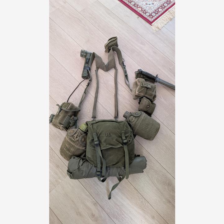 Ison pojan Vietnam jenkki setti + muuta