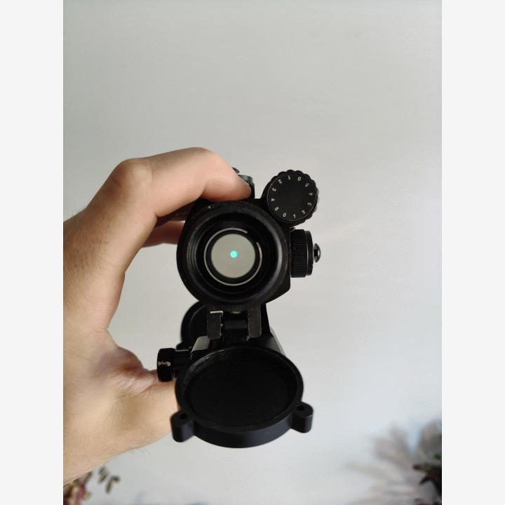 Theta Optics Battle puna-/viherpistetähtäin