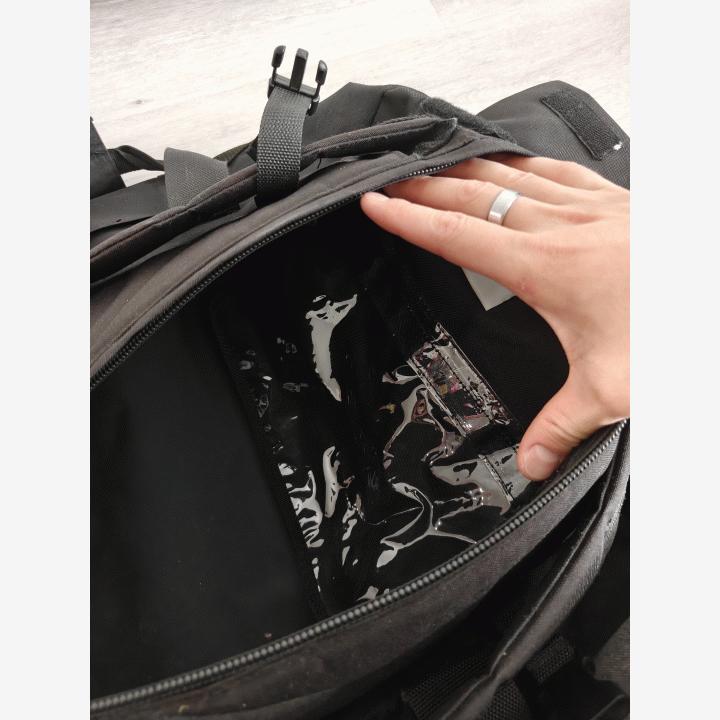 M/S: Iso taktinen keikkakassi / Reppukassi (Musta / Duffle bag)