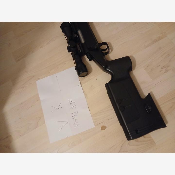 M40 marine sniper, kaasupistooli ja tähtäin