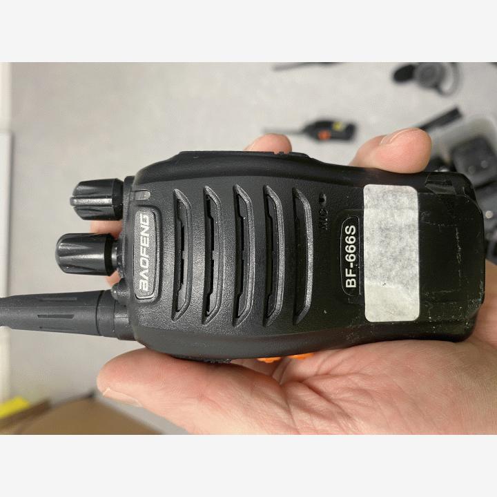 Baofeng 666s uhf radio 6 kpl