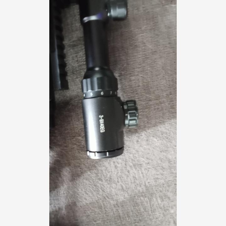 Pulttilukkokivääri, kasvosuojat, kantolaukku