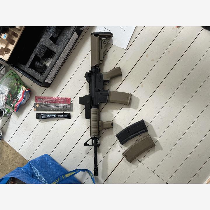 Airsoft setti myyntiin