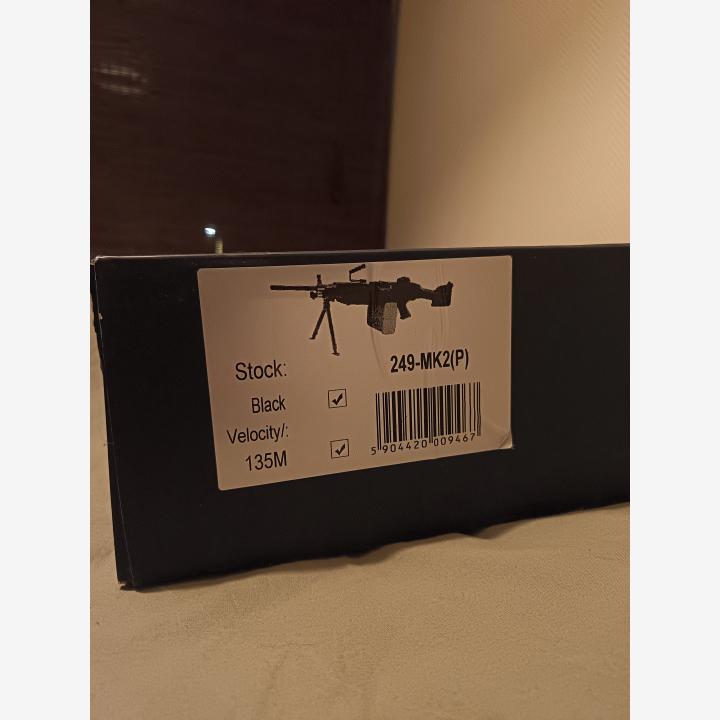 Uusi A&K M249 MKII + 2 akkua