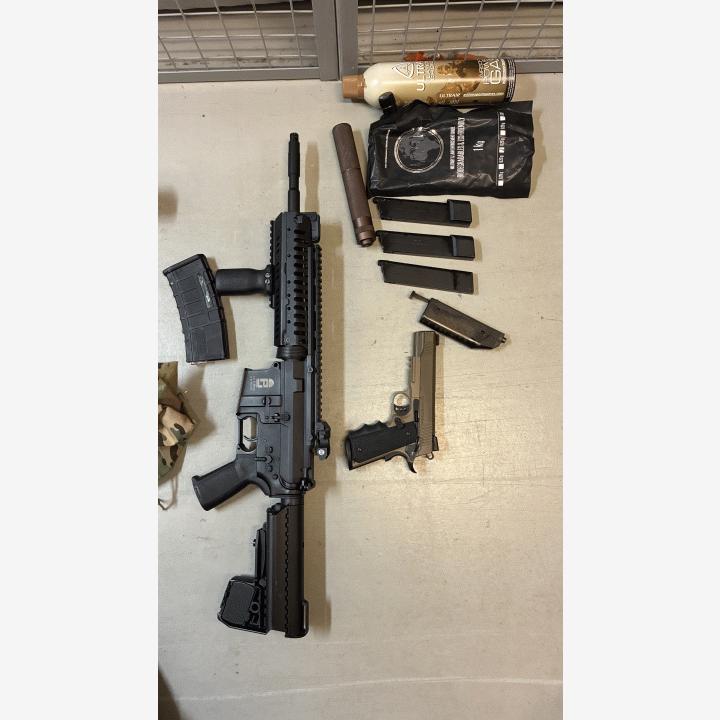 Airsoft CQB setti + M4 sähk.