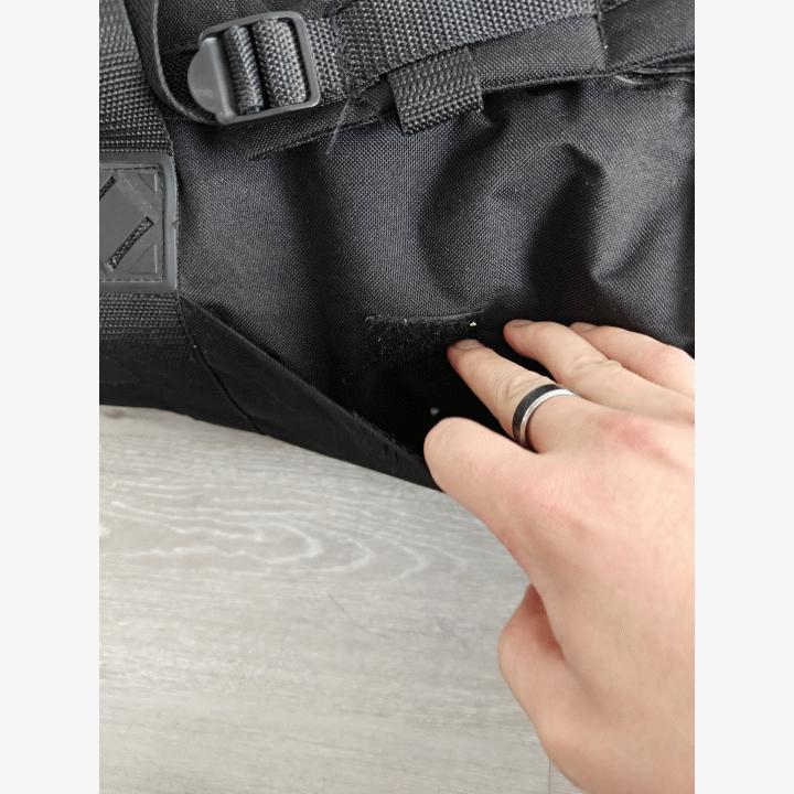 M/S: Iso taktinen keikkakassi / Reppukassi (Musta / Duffle bag)