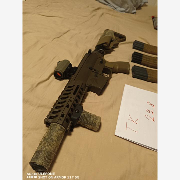Lonex M4 ebb recoil. Vaihto konepistoolin .