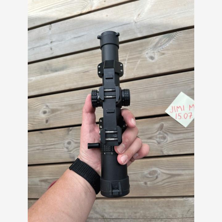 M: VictOptics S6 1-6x24 LPVO korkealla AR-15 jalalla