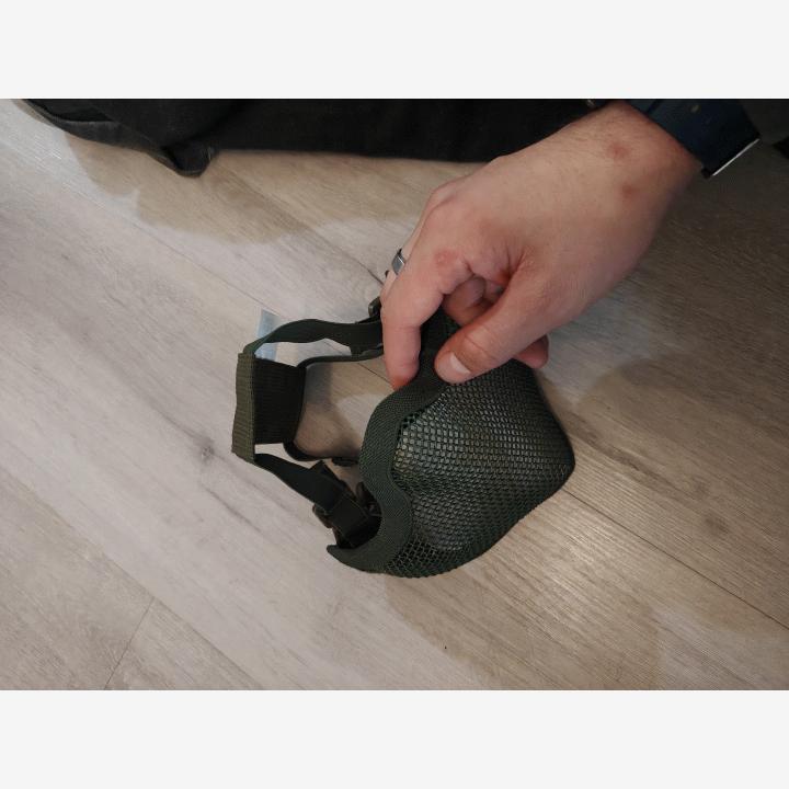 UUSI Swiss Arms alakasvosuojus / metalliverkkomaski (Olive Drab)