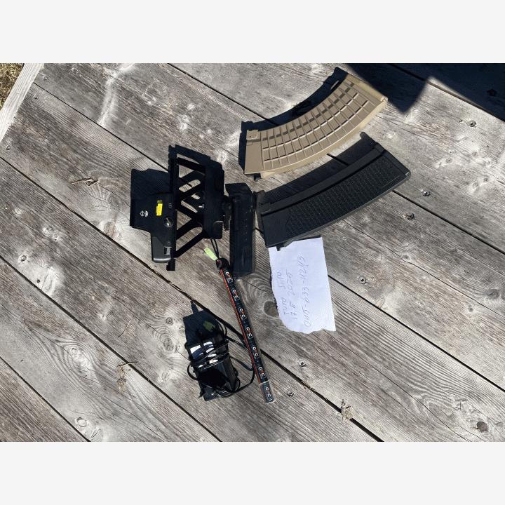 Airsoft ak74 + varusteita