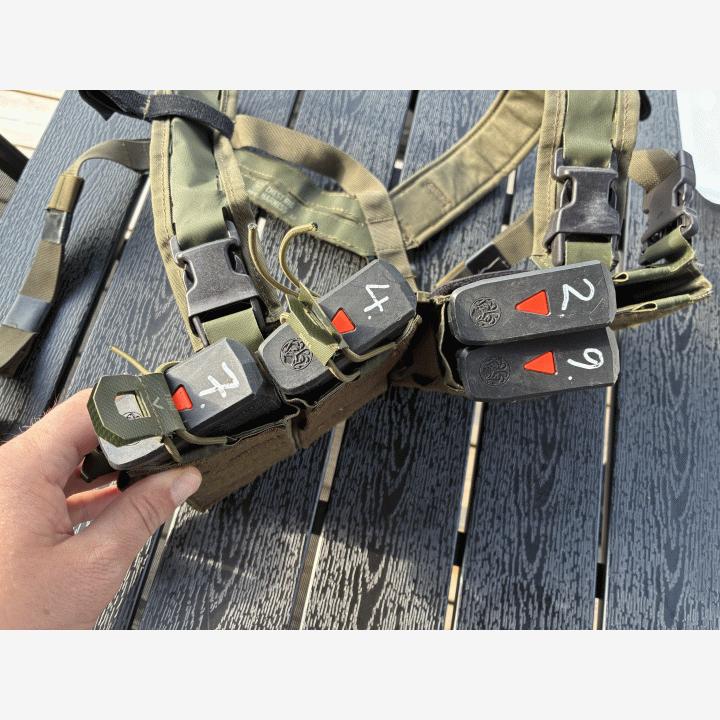 Husar zipper chestrig