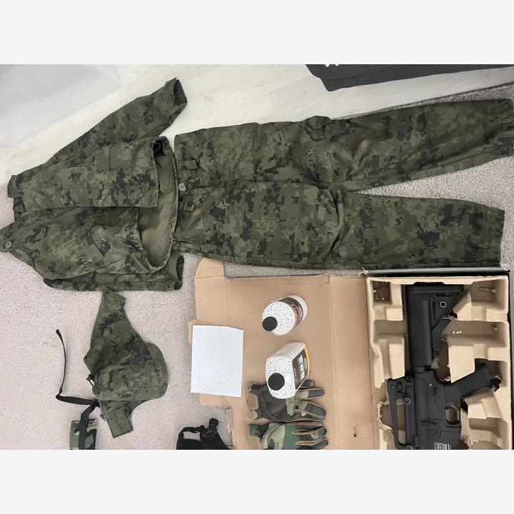 Hyvä airsoft setti