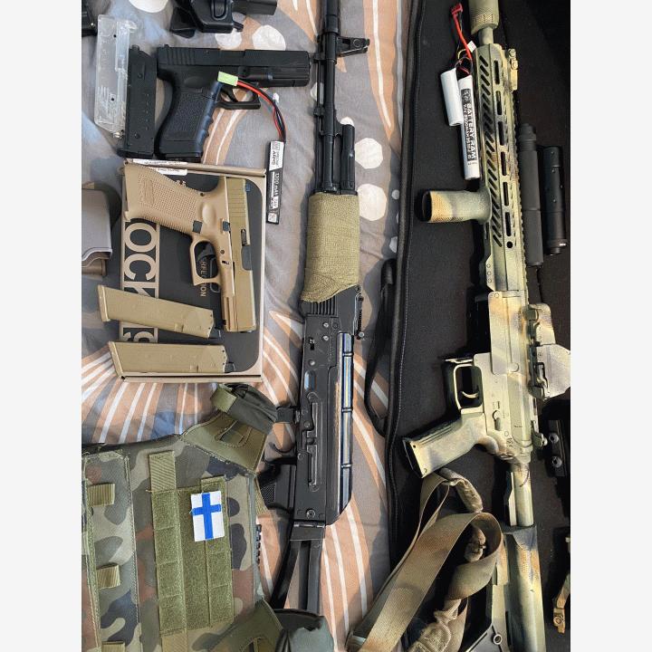Airsoft setti!