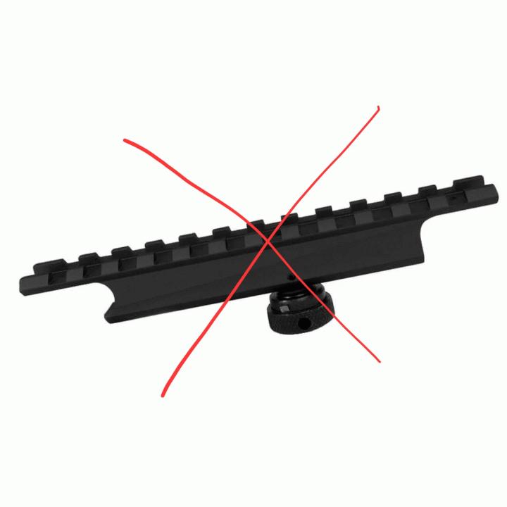 Carry handle weaver mount
