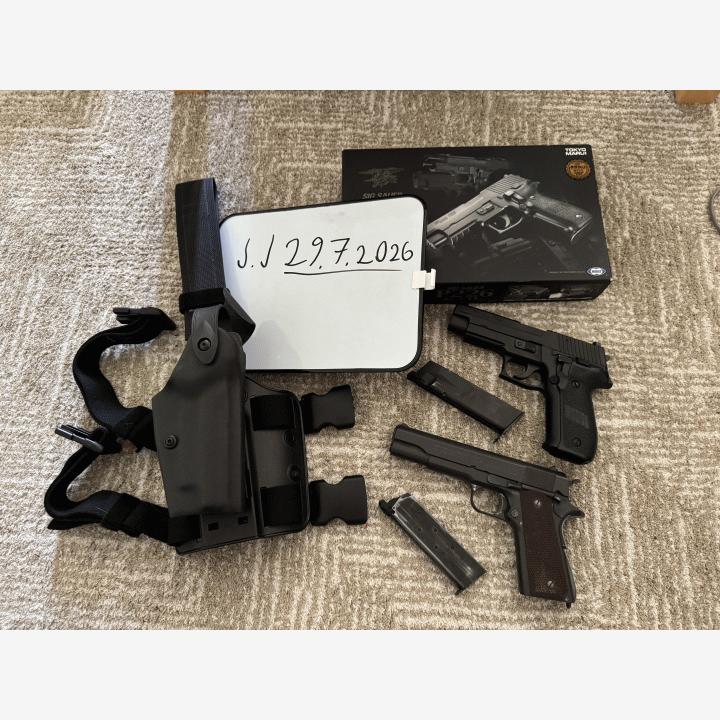 Marui gbb pistooleita & safariland kotelo