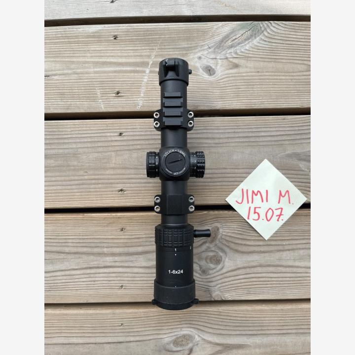 M: VictOptics S6 1-6x24 LPVO korkealla AR-15 jalalla