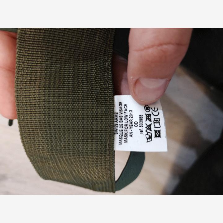 UUSI Swiss Arms alakasvosuojus / metalliverkkomaski (Olive Drab)