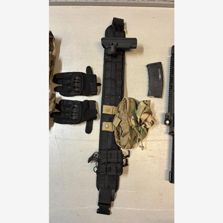 Airsoft CQB setti + M4 sähk.