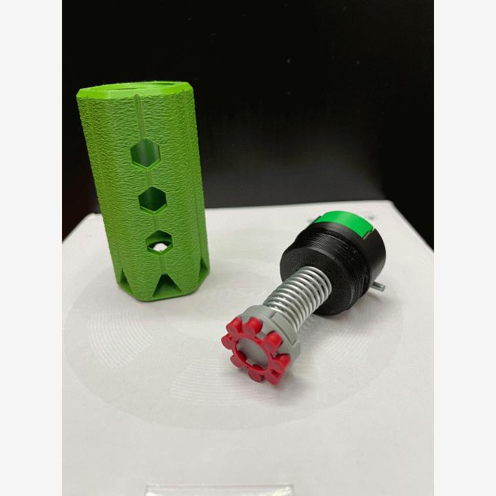 3D tulostettu nallikranaatti