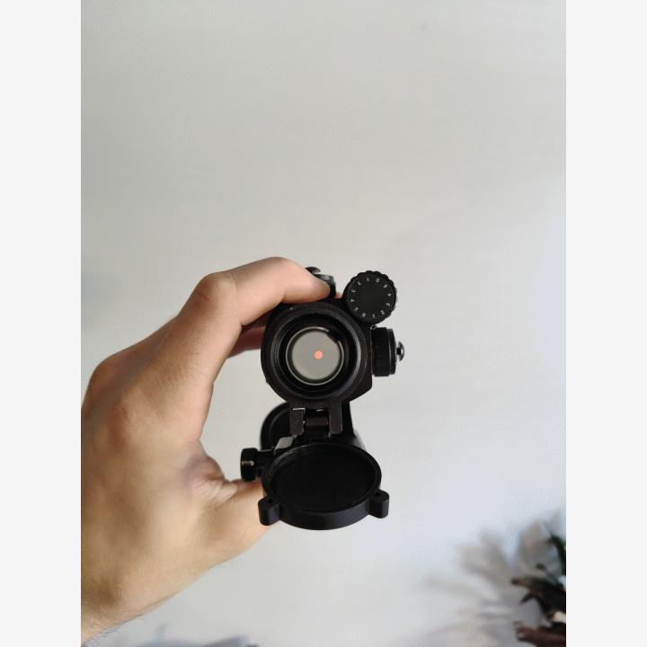 Theta Optics Battle puna-/viherpistetähtäin