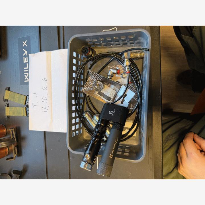 Mancrafti Co2 regu / säiliö