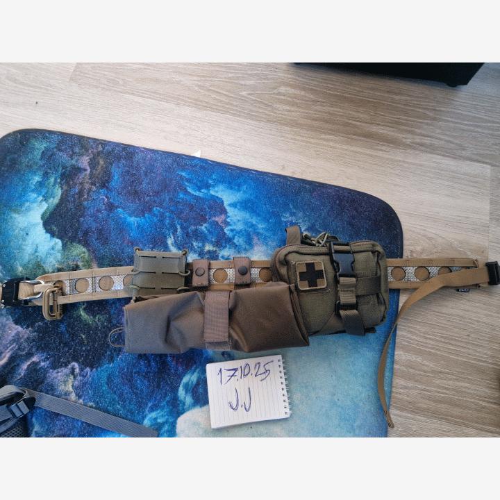 Primal gear taisteluvyö koko M + taskut