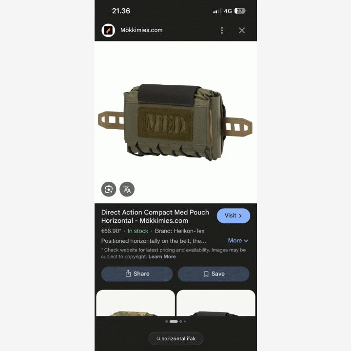 O: ifak/lääkintätasku