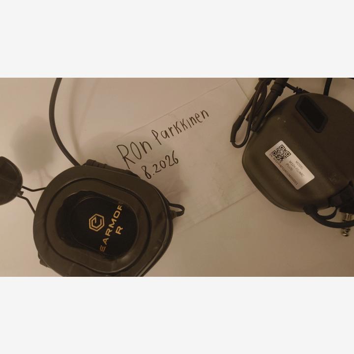 Earmor M32H plus aktiivi suojaimet