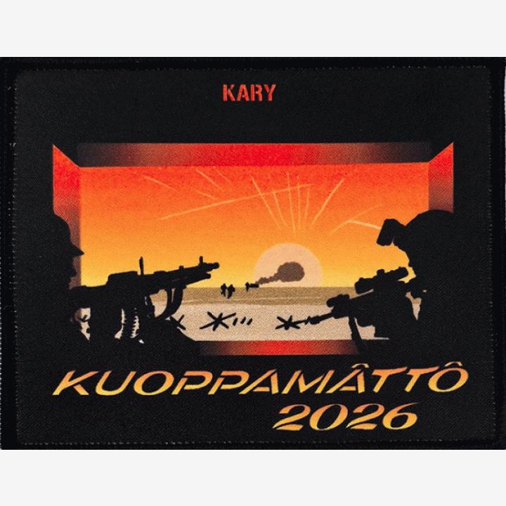 Kuoppamättö-lippu, pun. jv