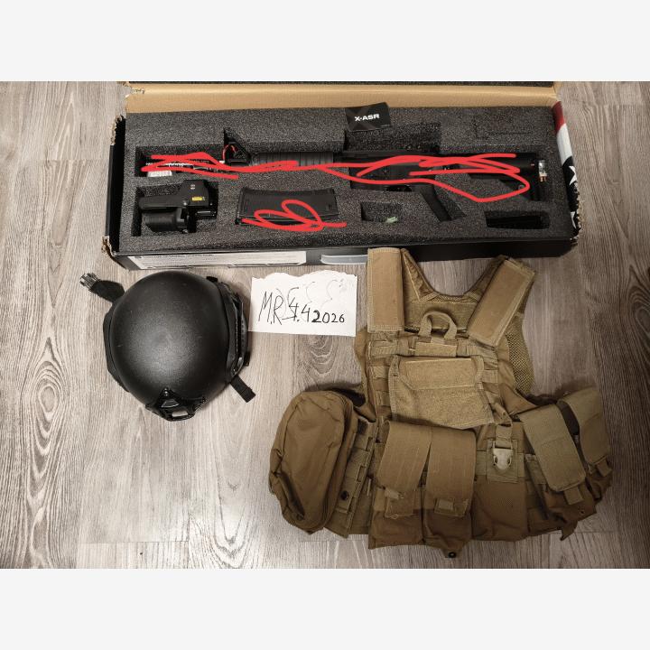 Sa-E04 EDGE, kypärä ja liivi