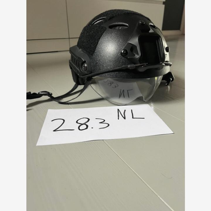 Diablo Fast kypärä linssillä, musta