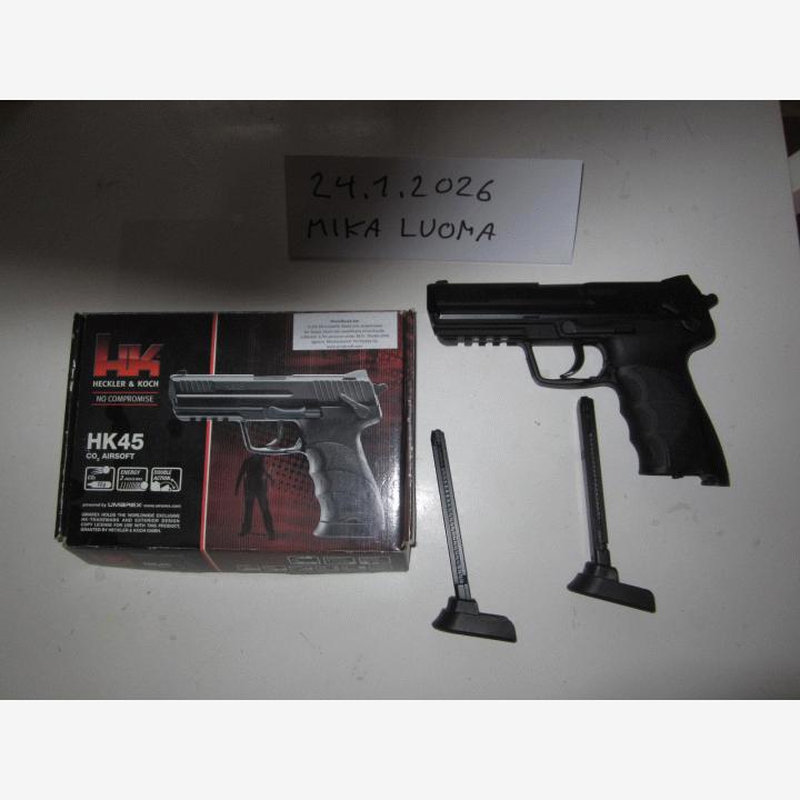 myydään HK45 co2 umarex