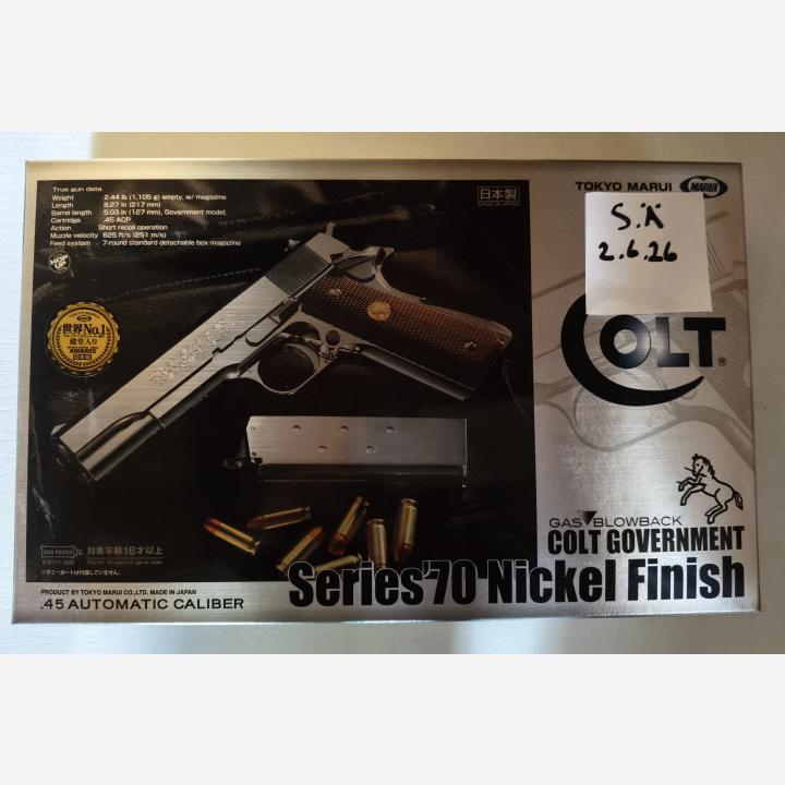 Tokyo Marui Colt government nickel