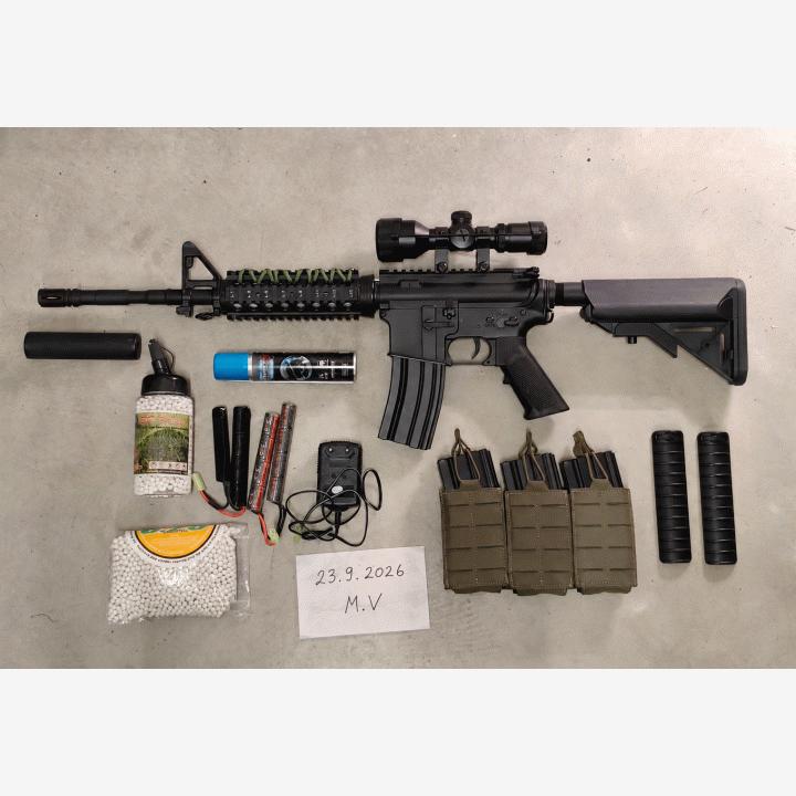 CYMA CM.002 Full Metal M4 Airsoft-paketti