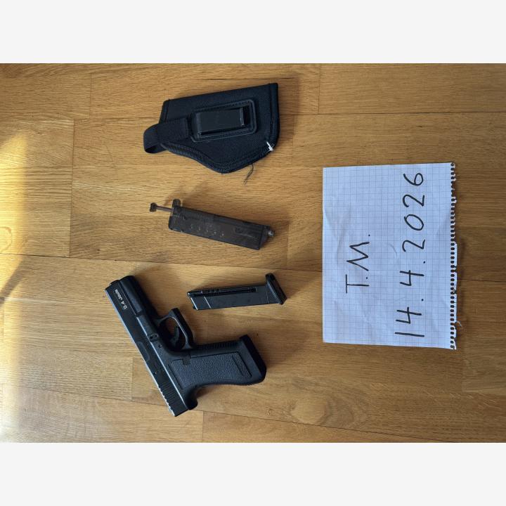 Jousitoiminen KWC Glock 17 + tarvikkeita
