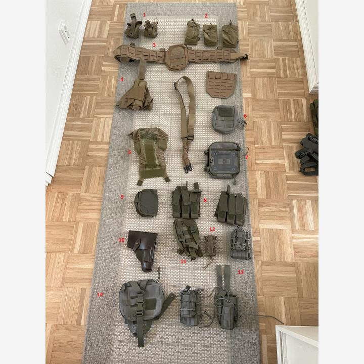 Varaston tyhjennys (ANA Tactical, Tempalars gear, SSO/SPOSN, Särmä yms.)