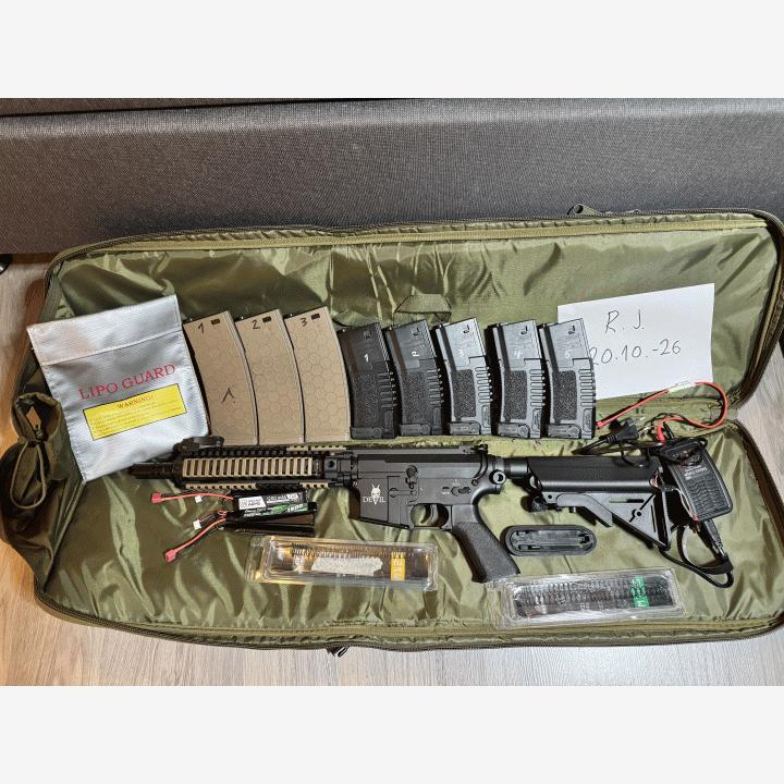 ASG M15 Devil Carbine 9.5" sähköase (Mosfet), metalli