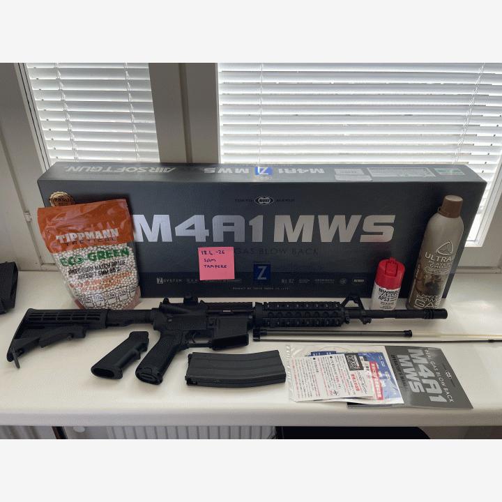 Tokyo Marui M4A1 MWS (lähes uudenveroinen)