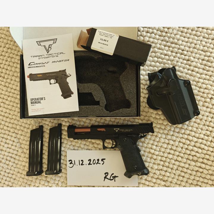 Army Armament R601 John Wick 3 TTI Combat Master, GBB + lisävarusteet