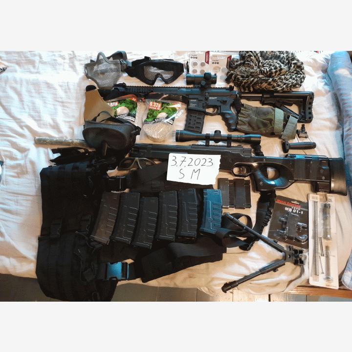 Laadukas airsoft setti