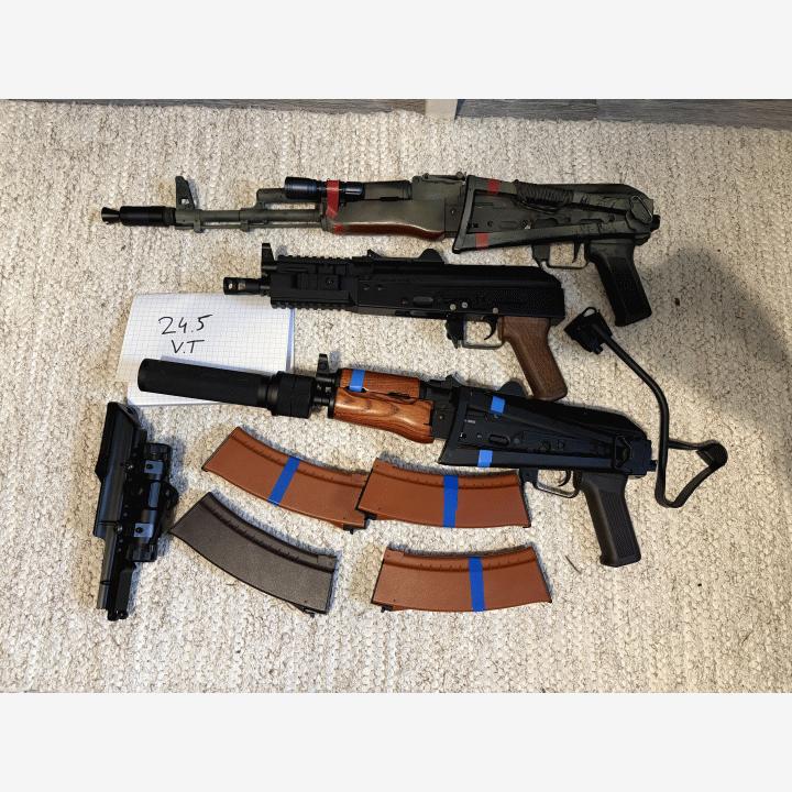 Aks ,Ak Draco ja Ak74