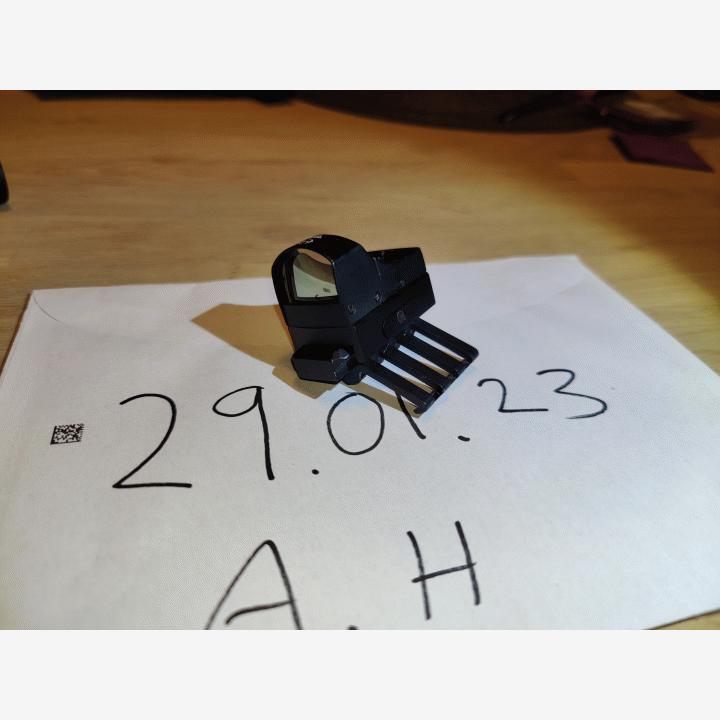 Theta optics micro tähtäin + 45° mount