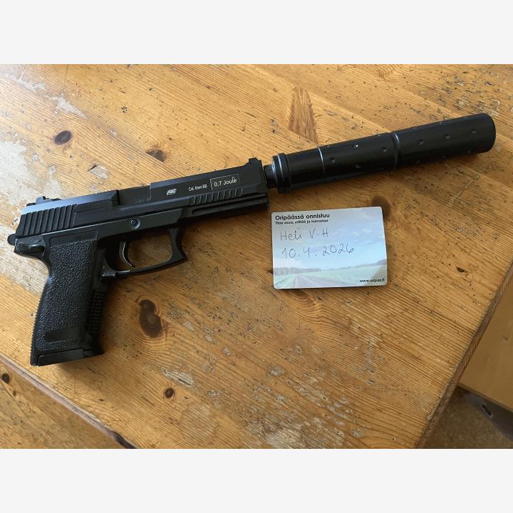 ASG Socom Mk23 kaasupistooli