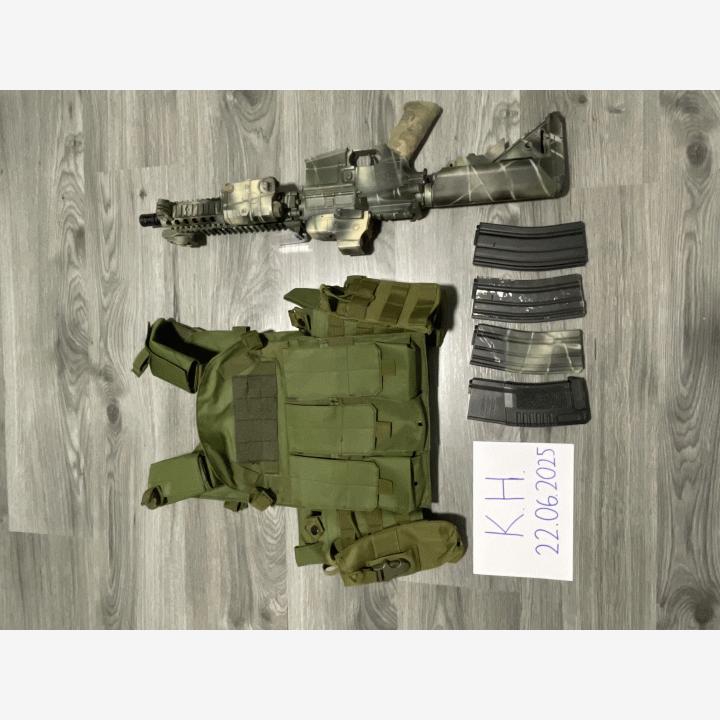 AEG ase, lippaita ja liivi