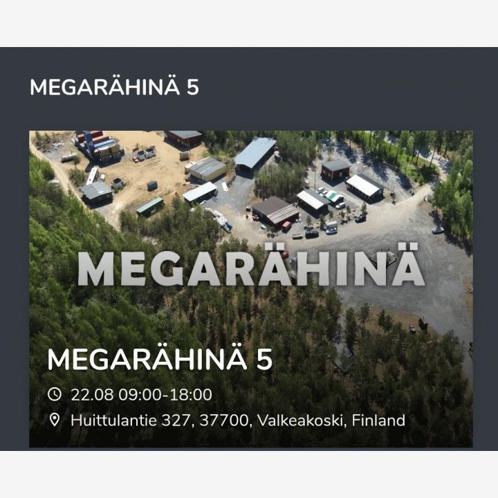 Megarähinä  5 punainen lippu