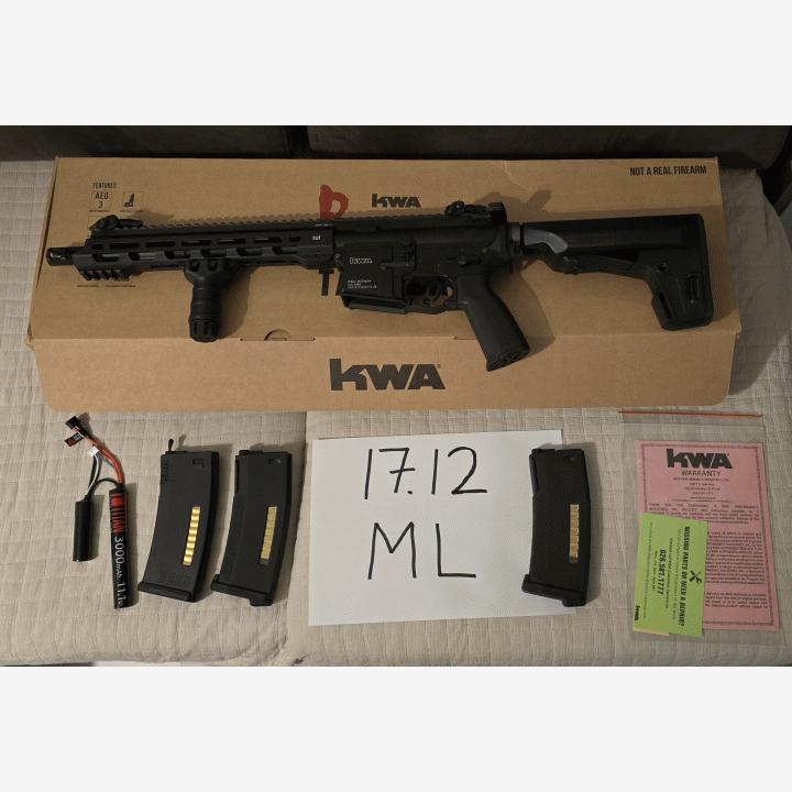 KWA RM4 Ronin T10 SBR AEG 3.0