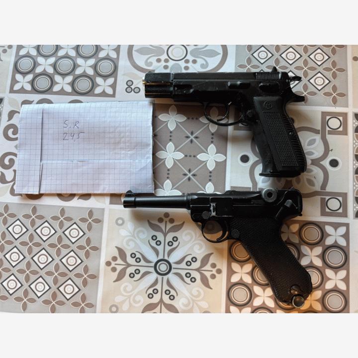 KJW CZ75 & WE? LUGER